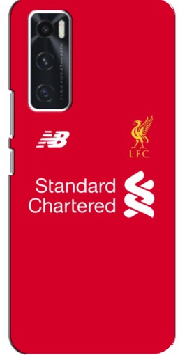 Чехол с принтом "Форма Liverpool" для ViVO V20 se