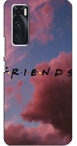 Силиконовый чехол с изображением "Friends" для ViVO V20 se