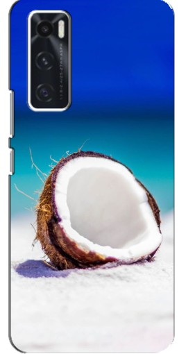 Чехол с принтом "Кокос на пляже" для ViVO V20 se