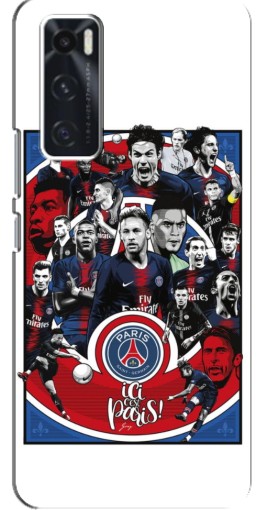 Чехол с картинкой "Команда PSG" для ViVO V20 se