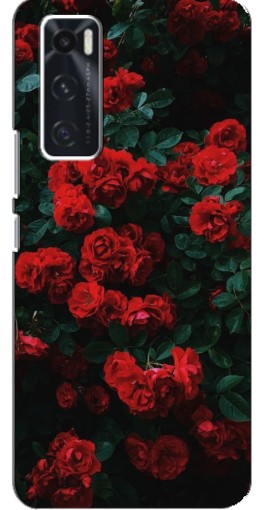 Чехол с печатью "Красные розы" для ViVO V20 se