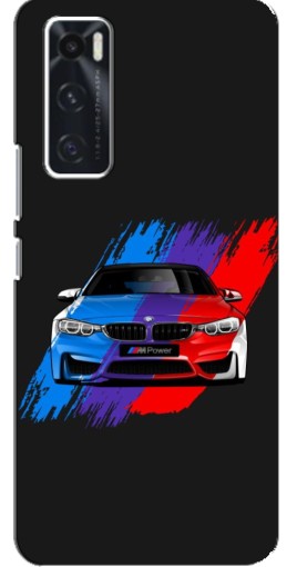 Чехол с принтом "Красочный BMW" для ViVO V20 se