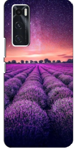 Чехол с печатью "Лавандовое поле" для ViVO V20 se