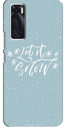 Чехол с картинкой "Let it Snow" для ViVO V20 se