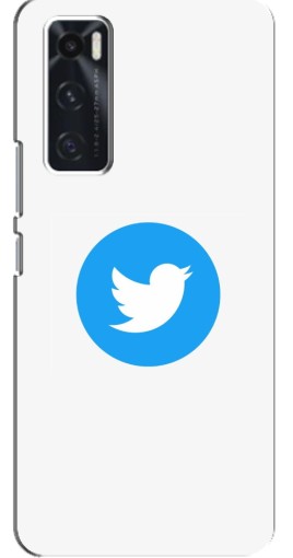 Чехол с картинкой "Лого Твиттера" для ViVO V20 se