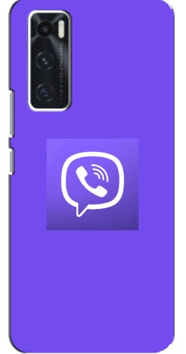 Чехол с принтом "Лого Viber" для ViVO V20 se