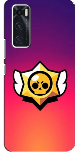 Чехол с картинкой "Логотип Brawl Stars" для ViVO V20 se