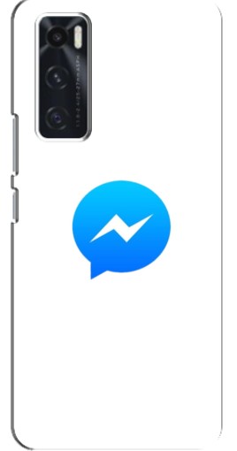Чехол с печатью "messenger logo" для ViVO V20 se