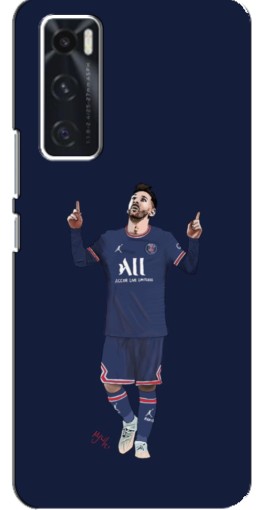 Чехол с печатью "Месси в ПСЖ" для ViVO V20 se