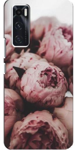 Чехол с печатью "Нежные пионы" для ViVO V20 se