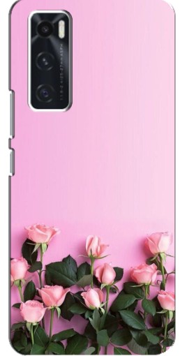 Чехол с картинкой "Нежные розы" для ViVO V20 se