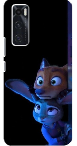 Чехол с принтом "Ник и Джуди" для ViVO V20 se