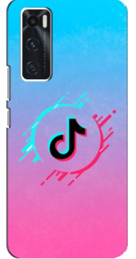Чехол с принтом "Нота ТикТок" для ViVO V20 se