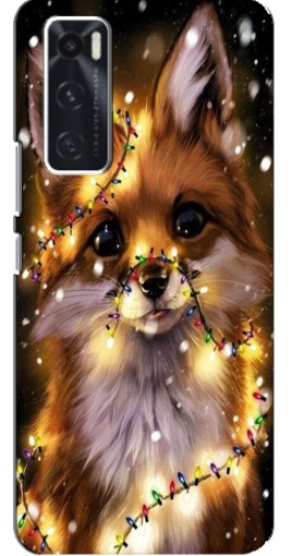 Чехол с принтом "Новогодний лесенок" для ViVO V20 se