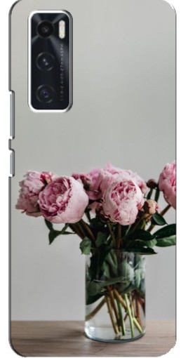 Чехол с принтом "Пионы в вазе" для ViVO V20 se