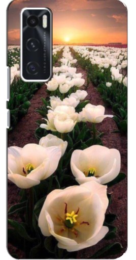 Силиконовый чехол с изображением "Поле тульпанов " для ViVO V20 se