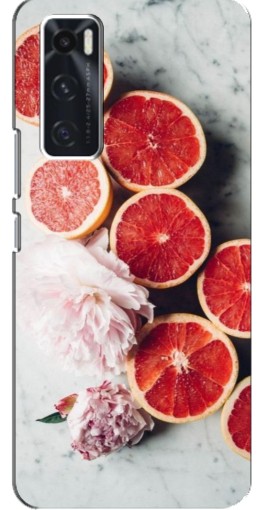 Чехол с принтом "Половинки грейпфрутов" для ViVO V20 se