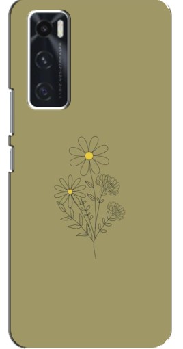 Чехол с печатью "Рисунок ромашка" для ViVO V20 se