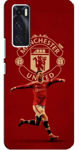Силиконовый чехол с изображением "Ronaldo в МЮ" для ViVO V20 se