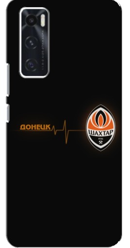 Силиконовый чехол с изображением "Шахтер в сердце" для ViVO V20 se