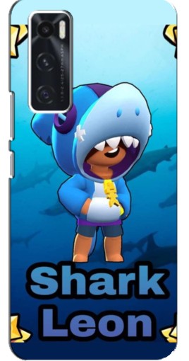 Чехол с печатью "Shark Leon" для ViVO V20 se