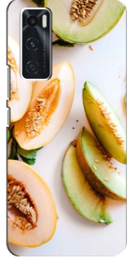 Чехол с картинкой "Свежие дыньки" для ViVO V20 se