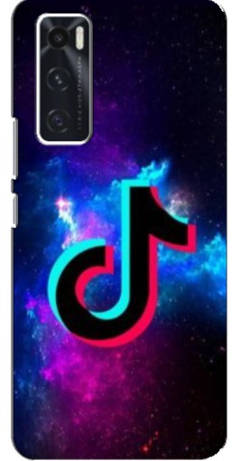 Чехол с печатью "ТикТок в космосе" для ViVO V20 se