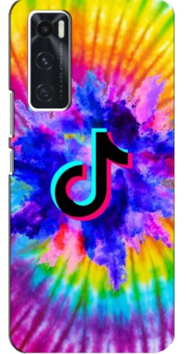 Чехол с принтом "TikTok в красках" для ViVO V20 se