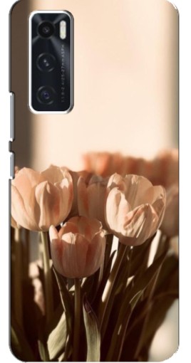 Силиконовый чехол с изображением "Тюльпаны на солнце" для ViVO V20 se