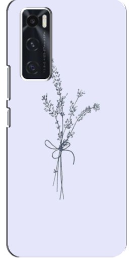 Чехол с картинкой "Веточки лаванды" для ViVO V20 se