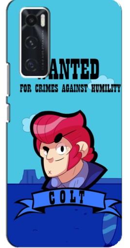 Силиконовый чехол с изображением "WANTED COLT" для ViVO V20 se