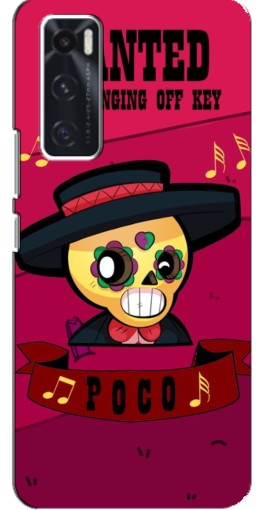 Чехол с принтом "WANTED POCO" для ViVO V20 se