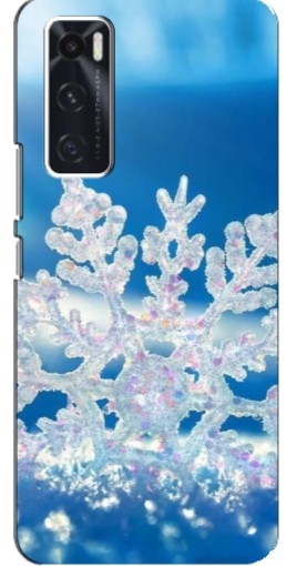 Чехол с картинкой "Яркая снежинка" для ViVO V20 se