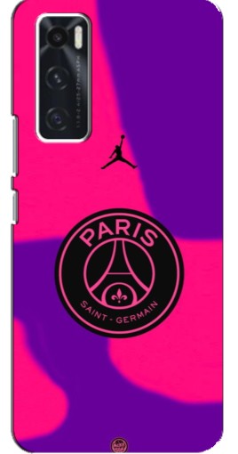 Чехол с печатью "Яркий лого PSG" для ViVO V20 se