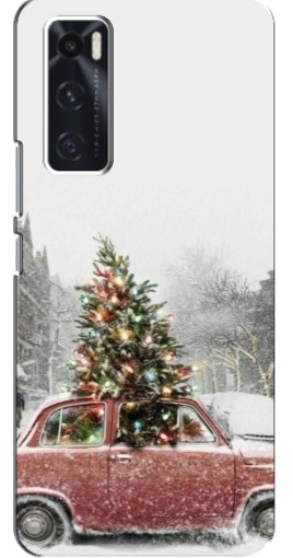 Чехол с картинкой "Елка в машине" для ViVO V20 se