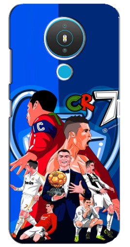 Силиконовый чехол с изображением "CR7" для Nokia 1.4