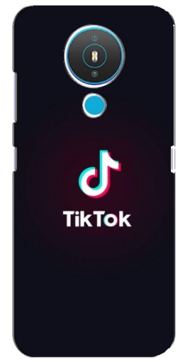 Чехол с картинкой "TikTok темный" для Nokia 1.4