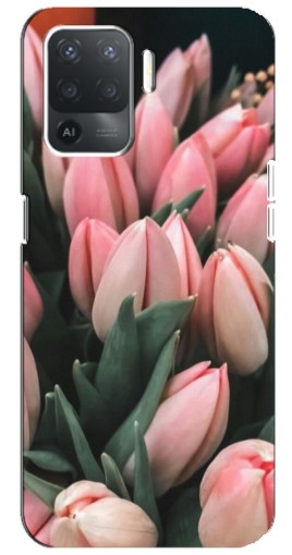 Чехол с принтом "Букет тюльпанов" для OPPO Reno 5 Lite