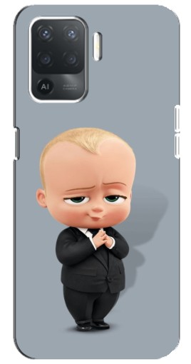 Силиконовый чехол с изображением "Деловой ребенок" для OPPO Reno 5 Lite