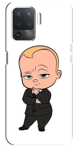 Силиконовый чехол с изображением "Маленький Босс" для OPPO Reno 5 Lite