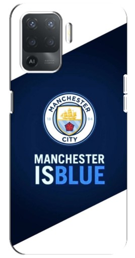 Чехол с картинкой "Manchester is Blue" для OPPO Reno 5 Lite