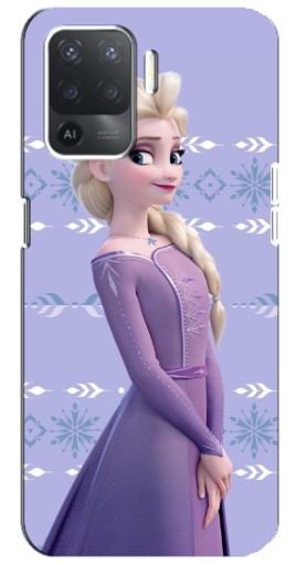 Чехол с принтом "Ельза" для OPPO Reno 5 Lite