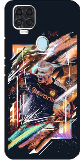 Чехол с печатью "АРТ Haaland" для ZTE Blade V2020
