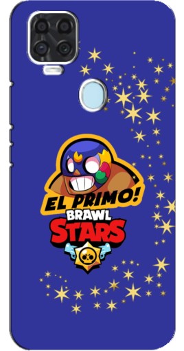 Чехол с принтом "El Primo в маске" для ZTE Blade V2020
