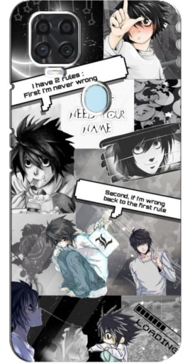 Силиконовый чехол с изображением "L - Death note" для ZTE Blade V2020