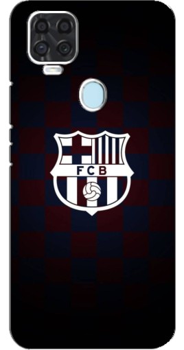 Силиконовый чехол с изображением "Лого FCB" для ZTE Blade V2020