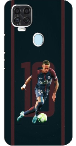 Силиконовый чехол с изображением "Неймар 10" для ZTE Blade V2020