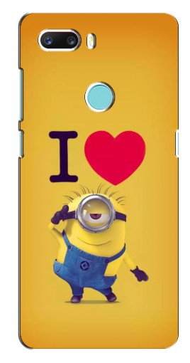 Силиконовый чехол с изображением «I Love Minion» для ZTE Nubia Z18 Mini