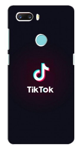 Силиконовый чехол с изображением «TikTok темный» для ZTE Nubia Z18 Mini