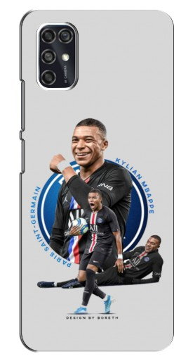 Силиконовый чехол с изображением «Kylian Mbappe» для ZTE Blade V2020 Smart